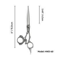 Thumbnail for Takano_Professional Hair Double Swivel Cutting Scissors HWD - 60 - 6