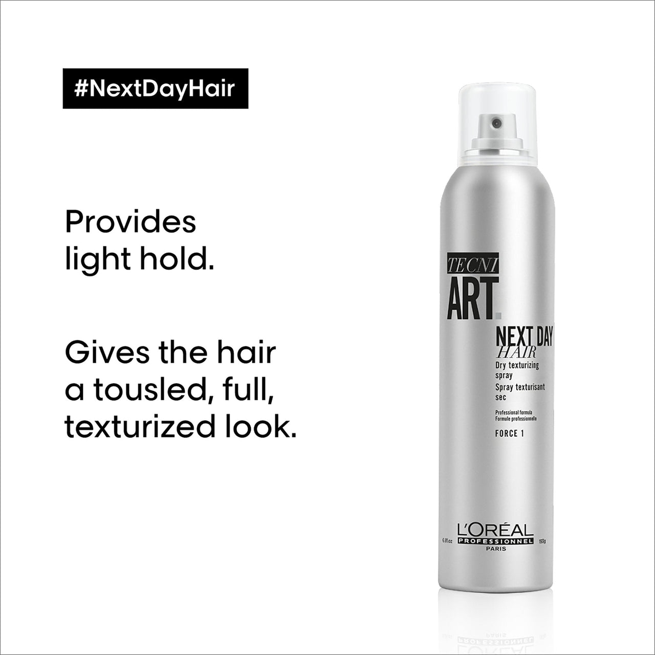 L'OREAL PROFESSIONNEL_Tecni.Art Next Day Hair Dry Texturizing Spray_Cosmetic World