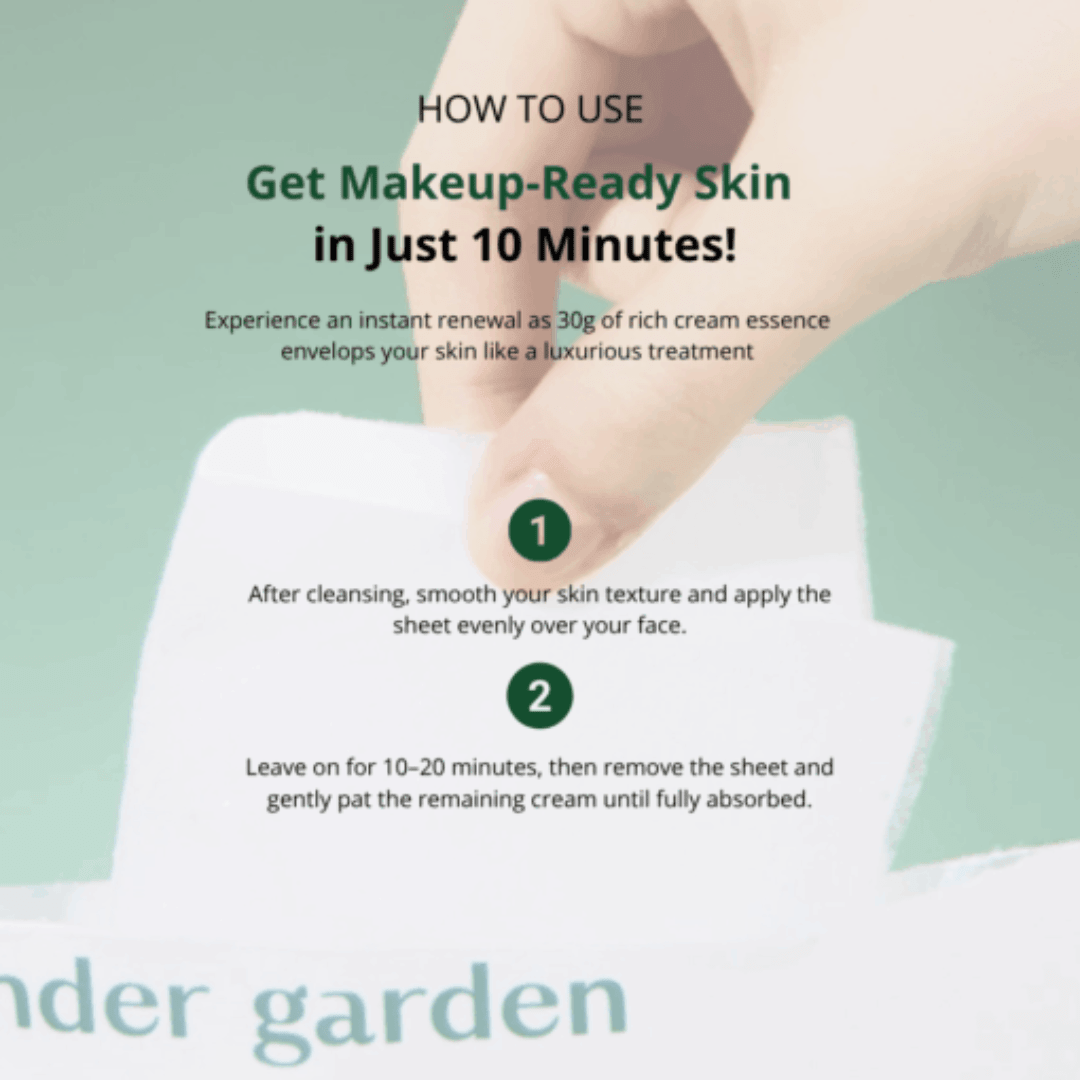 Tender Garden_Skin Renewal Cream Sheet Mask_Cosmetic World