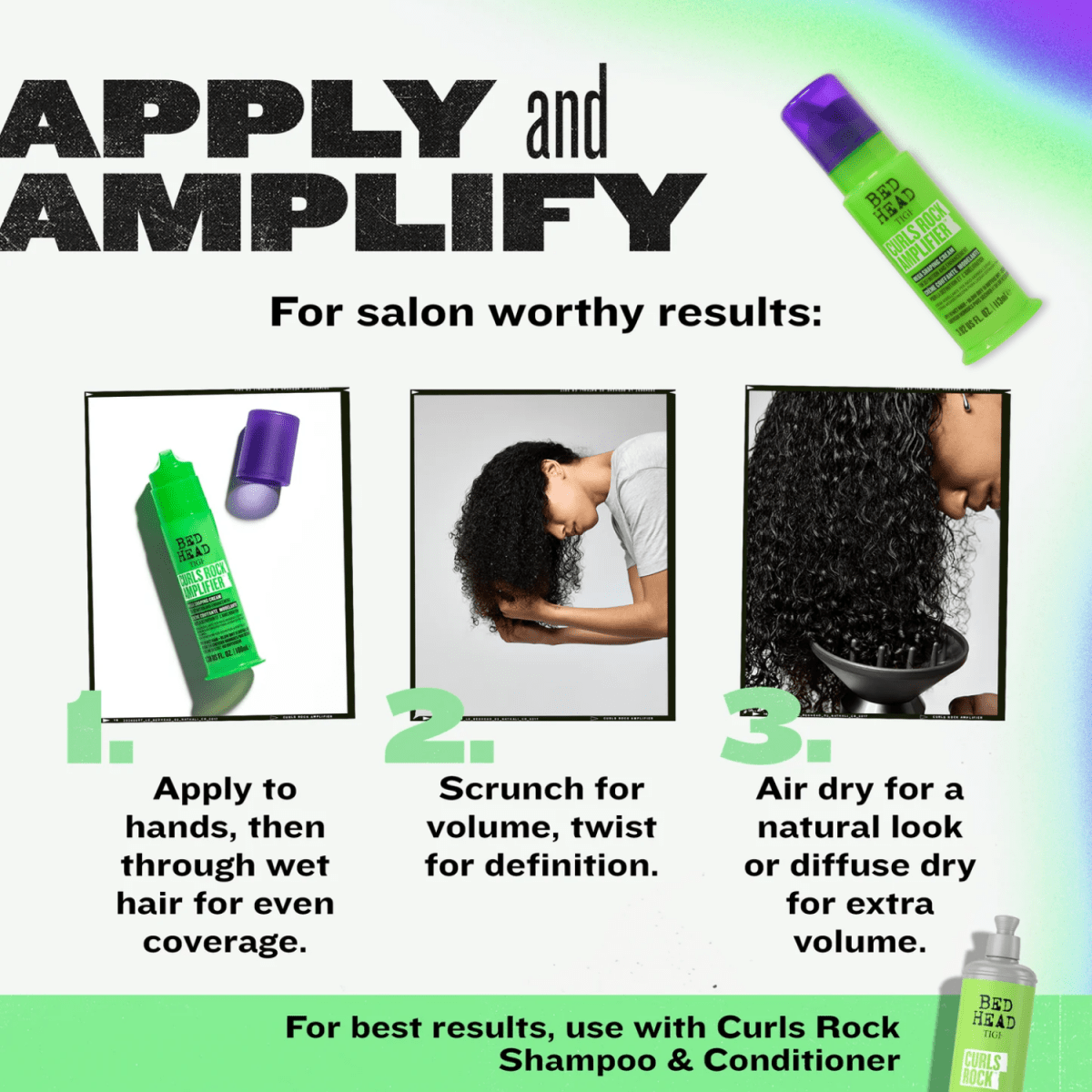 TIGI - BEDHEAD_Bed Head Curls Rock Amplifier_Cosmetic World