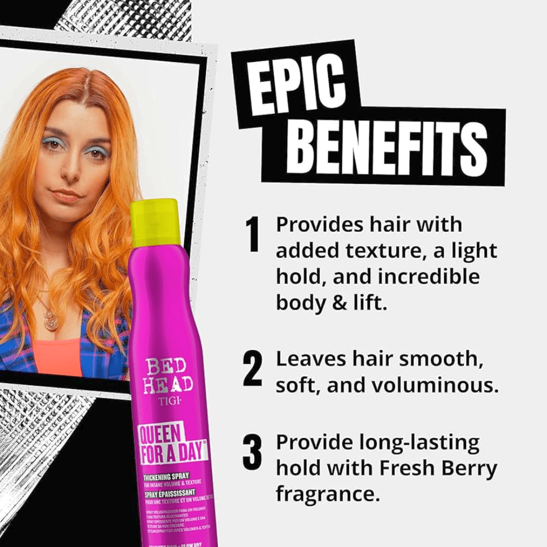 TIGI - BEDHEAD_Queen For A Day Thickening Spray_Cosmetic World
