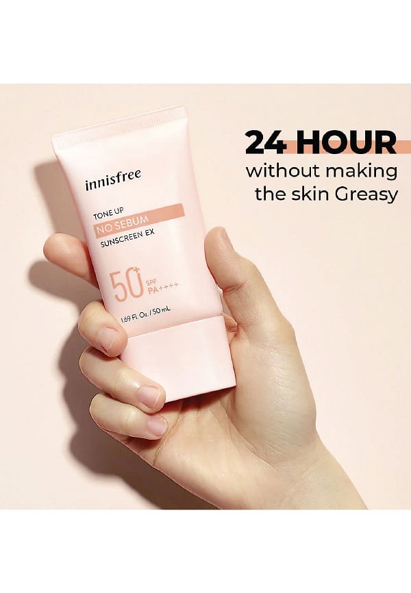 INNISFREE_Tone Up No Sebum Sunscreen EX_Cosmetic World