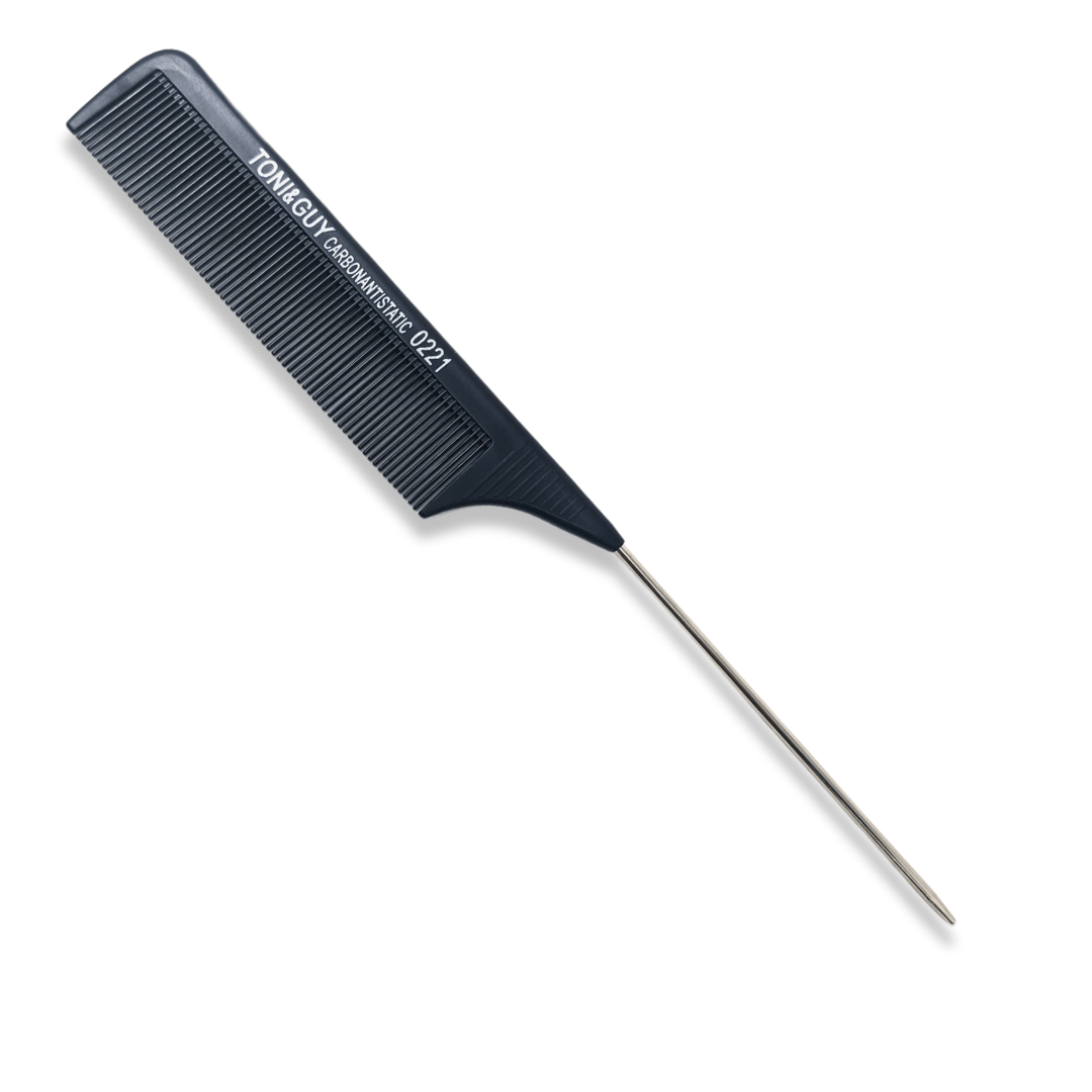 COSMETIC WORLD_Toni & Guy Carbon Antistatic Pin Tail Comb_Cosmetic World