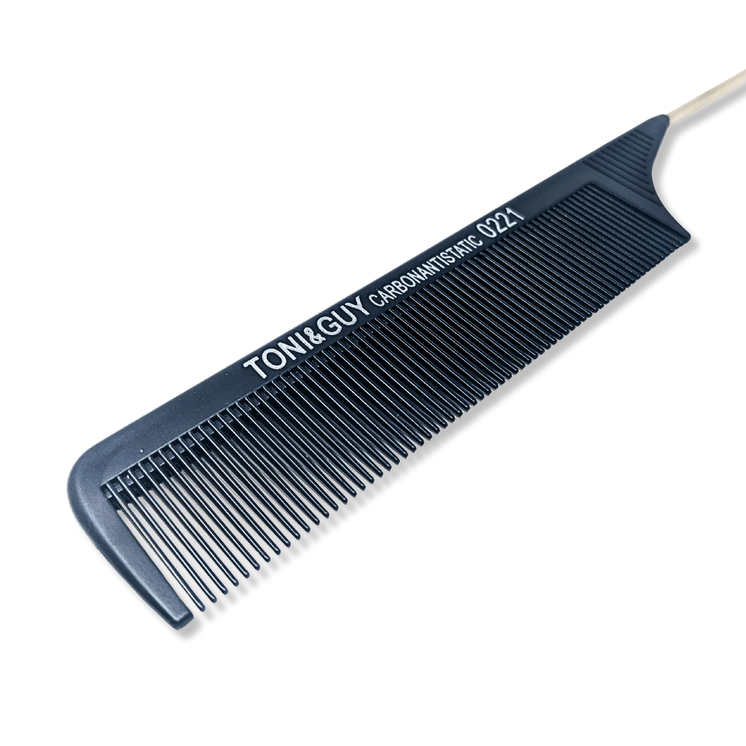 COSMETIC WORLD_Toni & Guy Carbon Antistatic Pin Tail Comb_Cosmetic World