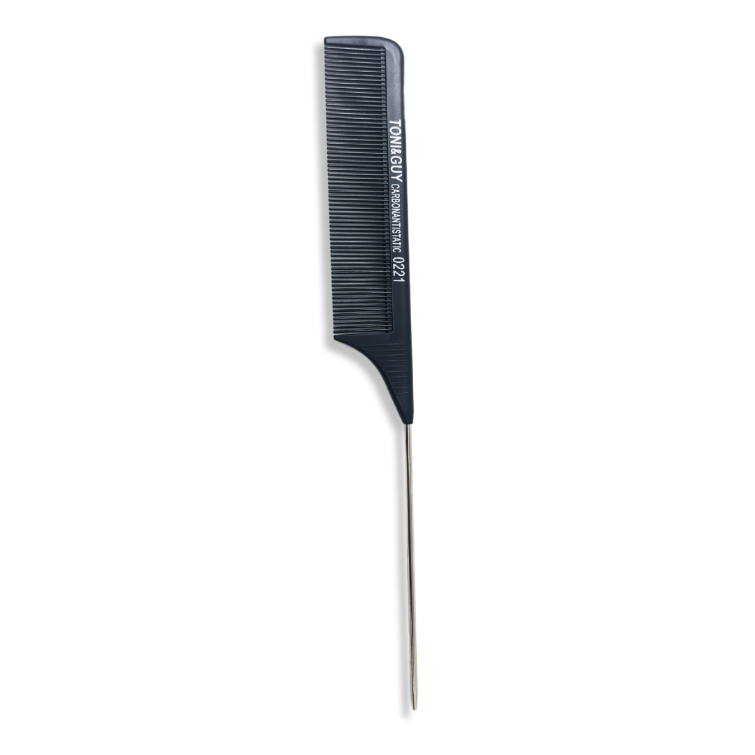 COSMETIC WORLD_Toni & Guy Carbon Antistatic Pin Tail Comb_Cosmetic World