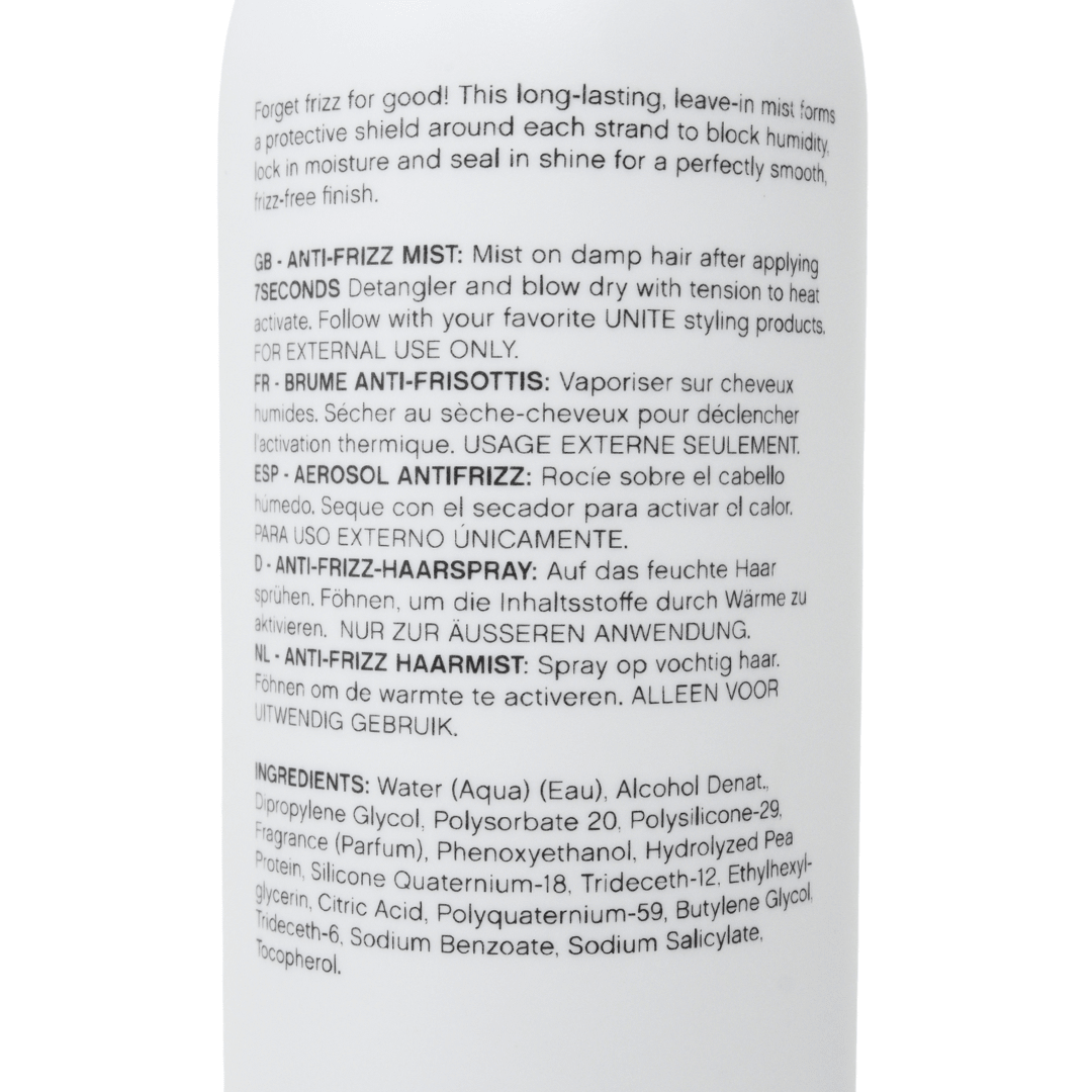 Unite_7 Seconds Anti Frizz Leave - In Thermo Mist_Cosmetic World