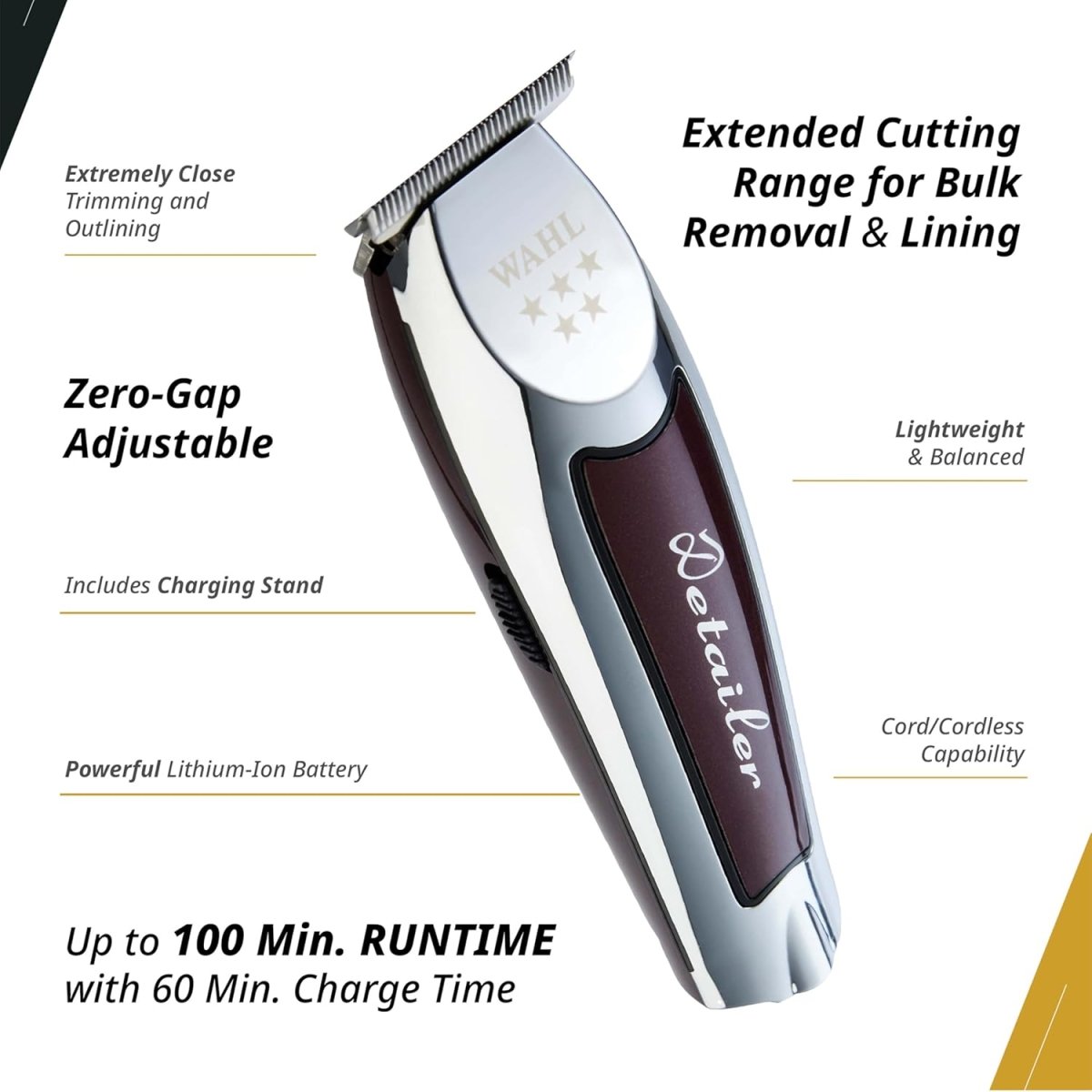Wahl Professional_5 - Star Detailer Li Cordless Trimmer_Cosmetic World
