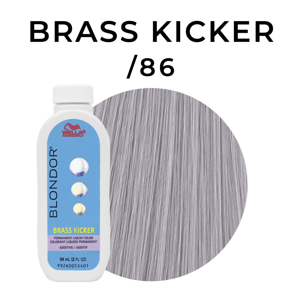 Wella - Blondor_Blondor Permanent Liquid Toner - Brass Kicker /86_Cosmetic World