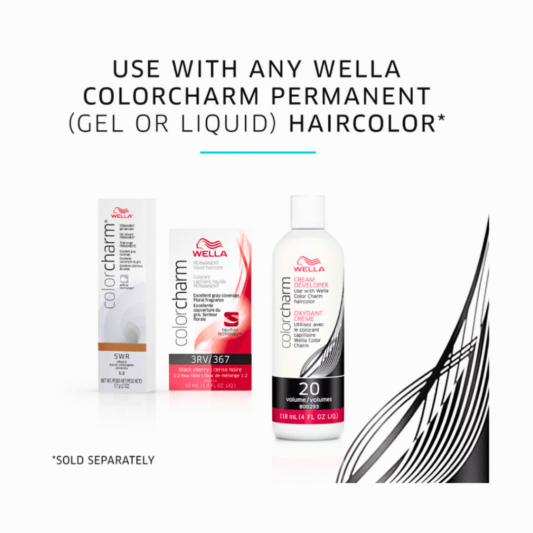 Color Charm Developer WELLA - COLOR CHARM 20 Volume Cream Developer 32oz – Cosmetic World