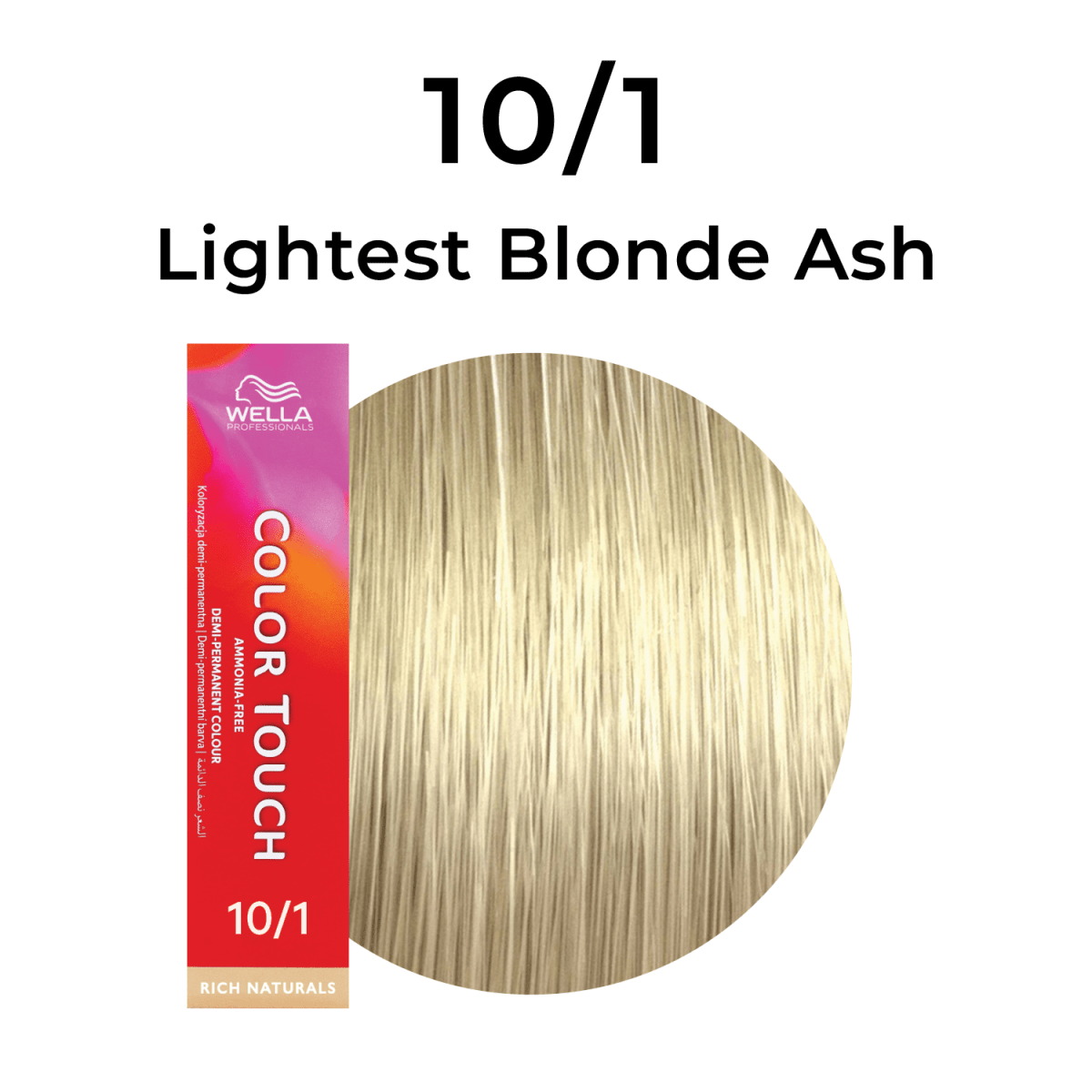 Wella - Color Touch_Color Touch 10/ Lightest Blonde Series Demi - Permanent Hair Color_Cosmetic World