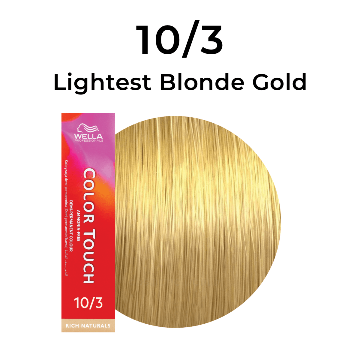 Wella - Color Touch_Color Touch 10/ Lightest Blonde Series Demi - Permanent Hair Color_Cosmetic World