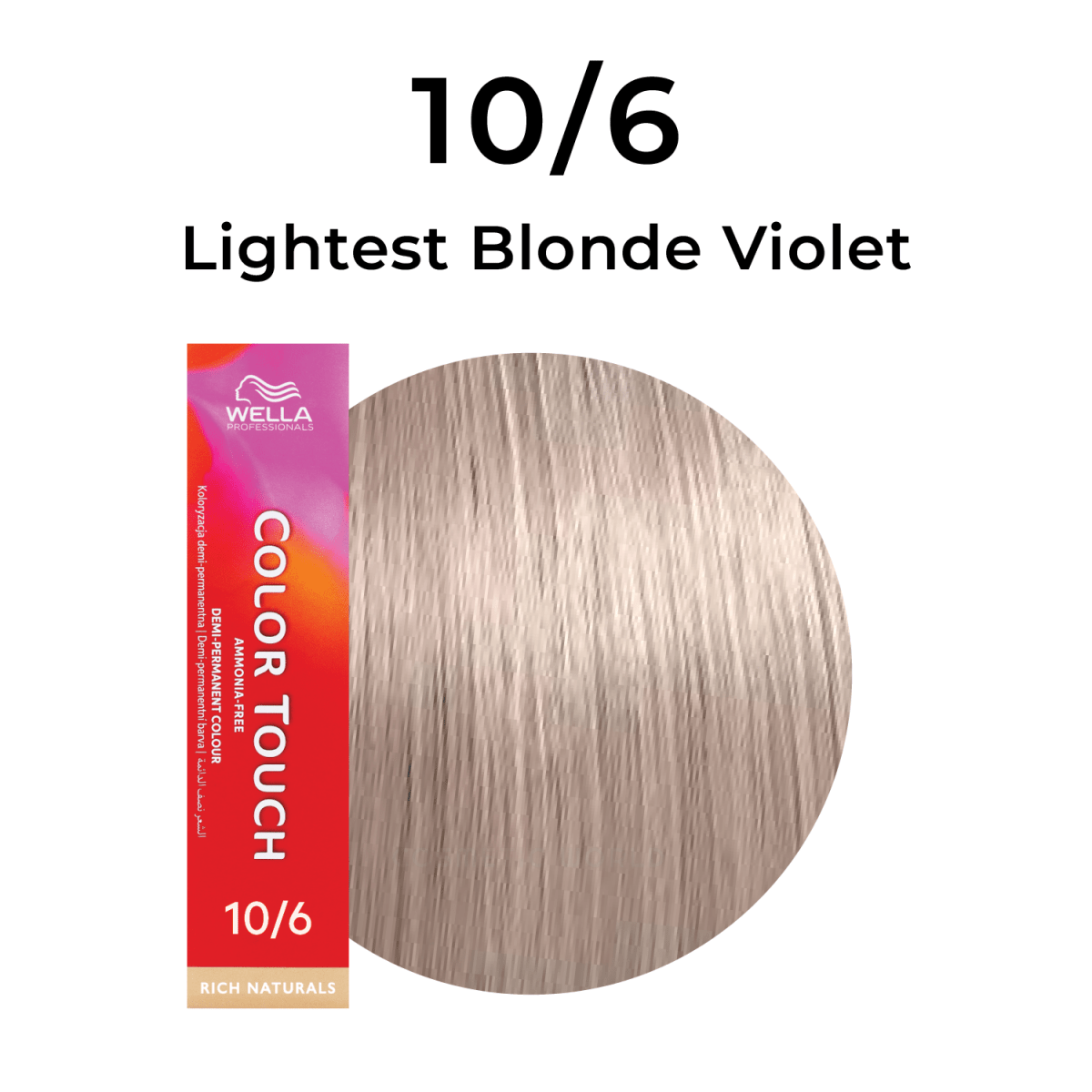 Wella - Color Touch_Color Touch 10/ Lightest Blonde Series Demi - Permanent Hair Color_Cosmetic World