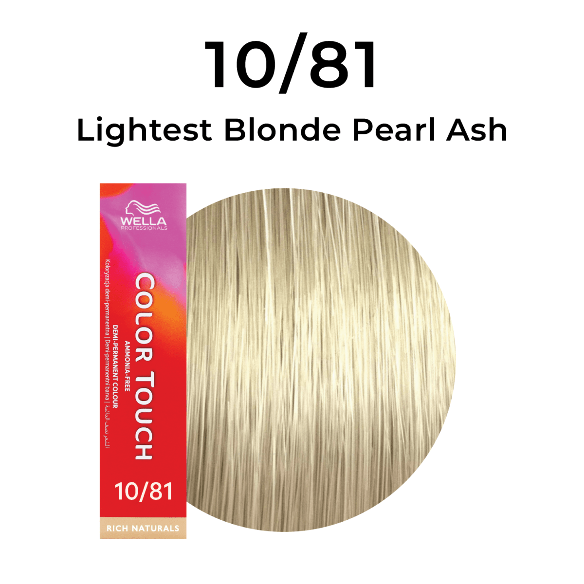 Wella - Color Touch_Color Touch 10/ Lightest Blonde Series Demi - Permanent Hair Color_Cosmetic World