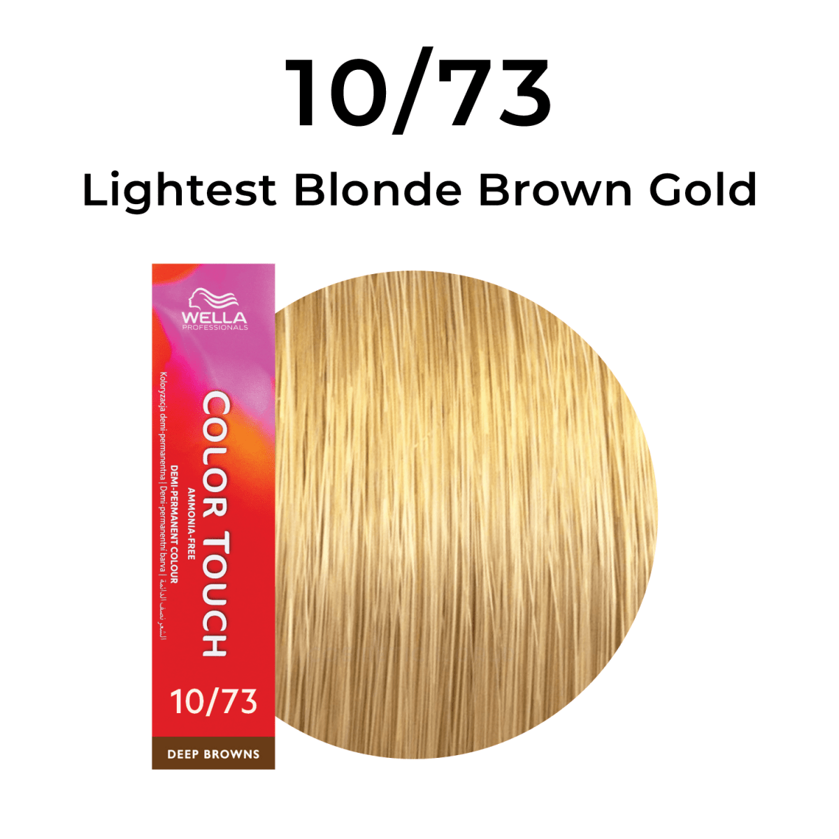 Wella - Color Touch_Color Touch 10/ Lightest Blonde Series Demi - Permanent Hair Color_Cosmetic World