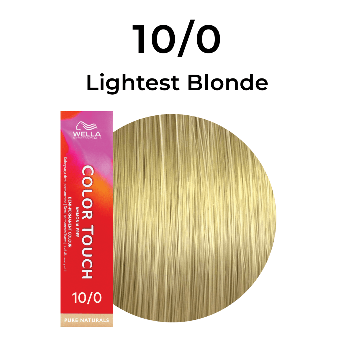 Wella - Color Touch_Color Touch 10/ Lightest Blonde Series Demi - Permanent Hair Color_Cosmetic World