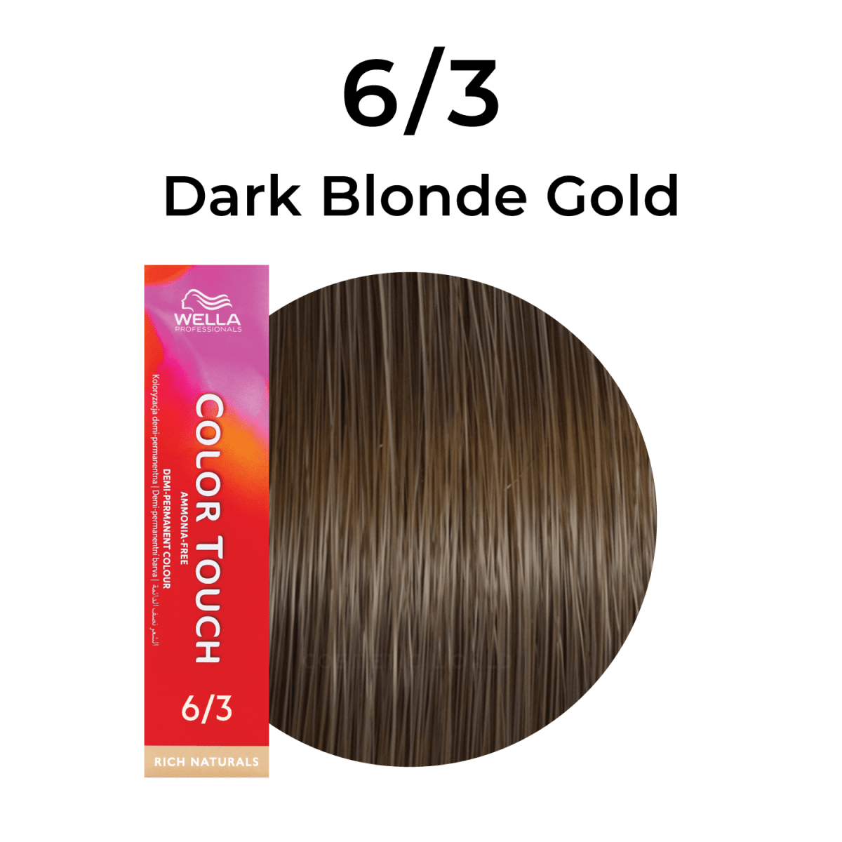 Wella - Color Touch_Color Touch 6/ Dark Blonde Series Demi - Permanent Hair Color_Cosmetic World