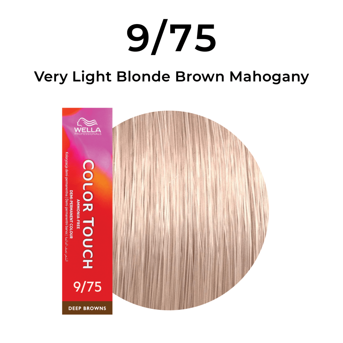 Wella - Color Touch_Color Touch 9/ Very Light Blonde Series Demi - Permanent Hair Color_Cosmetic World