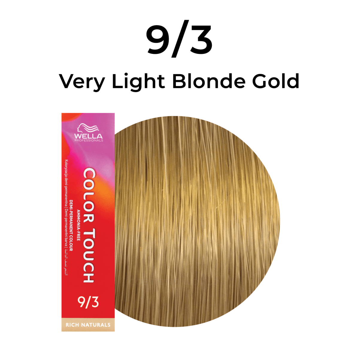Wella - Color Touch_Color Touch 9/ Very Light Blonde Series Demi - Permanent Hair Color_Cosmetic World