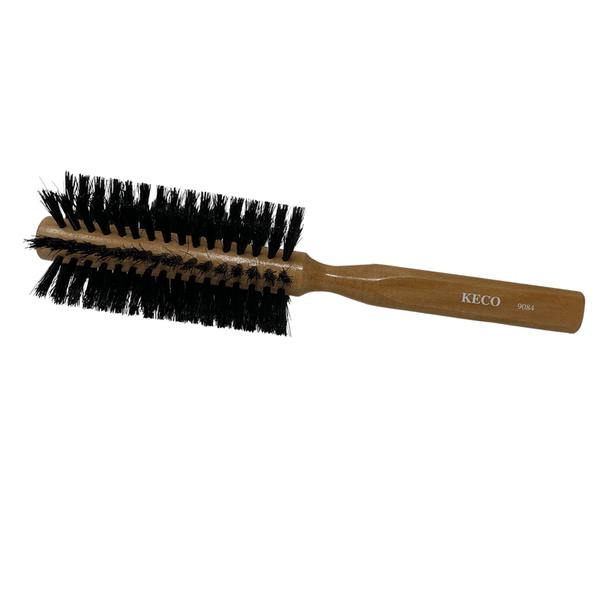 100% Natural Boar Bristle Wooden Round Brush