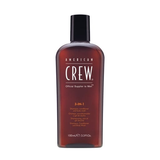 AMERICAN CREW_3-in-1 Shampoo, Conditioner & Body Wash 100ml / 3.3oz_Cosmetic World