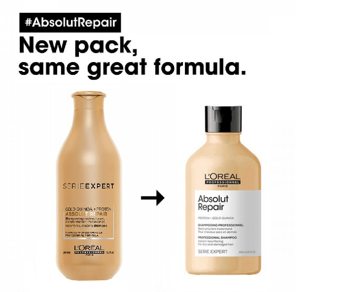 L'OREAL PROFESSIONNEL_Absolut Repair Shampoo 300ml / 10.1oz_Cosmetic World