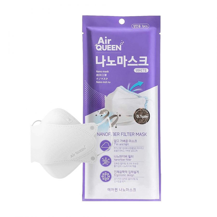 AIR QUEEN_Air Queen Nano-fiber Filter Mask + FREE KF94_Cosmetic World