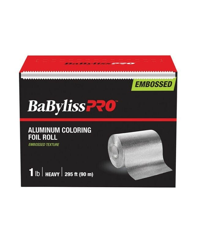 BABYLISS PRO_Aluminum Coloring Foil Roll Embossed / 1lb / Heavy / 295 ft (90m)_Cosmetic World