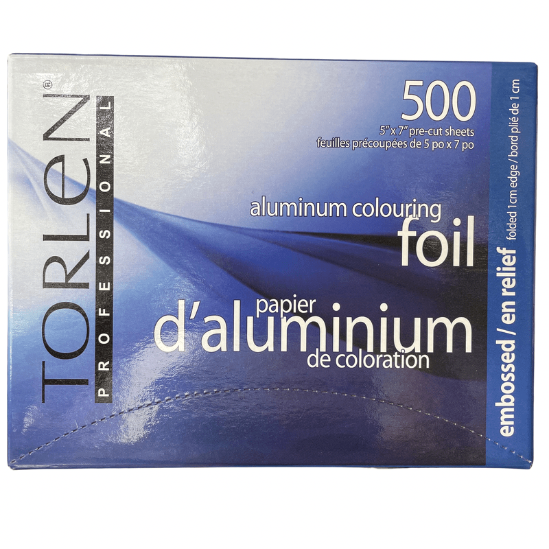 TORLEN_Aluminum Highlight / Coloring Foil w/ Folded 1cm Edge (Embossed) (2 sizes)_Cosmetic World