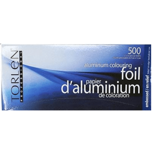TORLEN_Aluminum Highlight / Coloring Foil w/ Folded 1cm Edge (Embossed) (2 sizes)_Cosmetic World