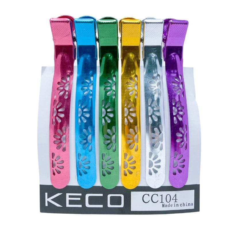 KECO_Aluminum Sectioning Clips 4" / 10.2 cm_Cosmetic World