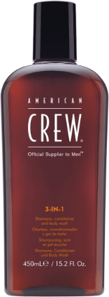 AMERICAN CREW_American Crew 3-in-1 Shampoo, Conditioner & Body Wash_Cosmetic World