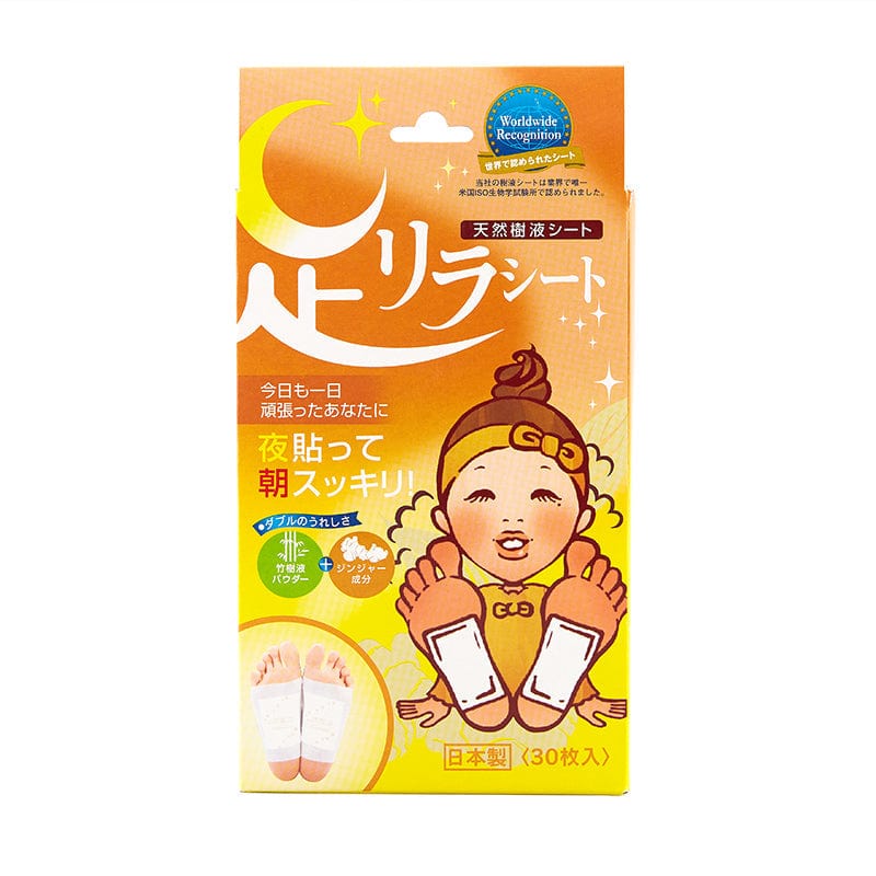 KINOMEGUMI_Ashirira Relax Detox Foot Patch - Ginger (30pcs)_Cosmetic World