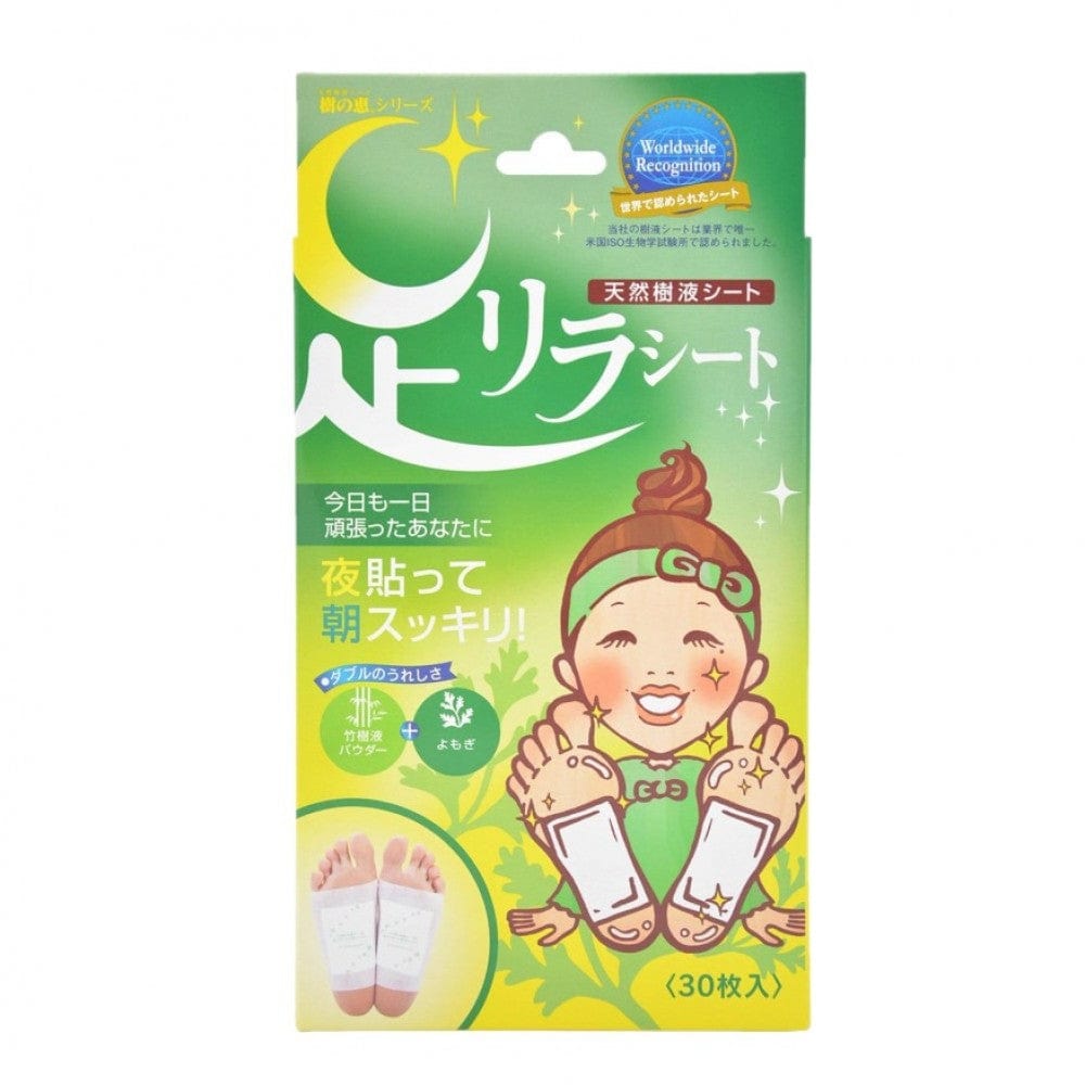 KINOMEGUMI_Ashirira Relax Detox Foot Patch - Mugwort (30pcs)_Cosmetic World