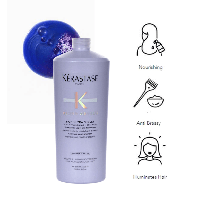 KERASTASE - BLOND ABSOLU_Bain Ultra-Violet Anti-brass Purple Shampoo_Cosmetic World