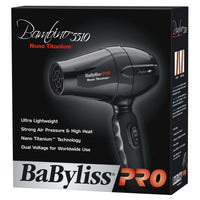 Thumbnail for BABYLISS PRO_Bambino 5510 Nano Titanium Travel Hairdryer BABNT5510NC_Cosmetic World