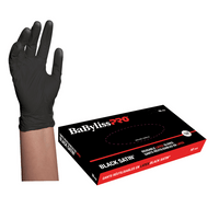 Thumbnail for BABYLISS PRO_Black Reusable Latex Gloves (10pcs) (3 sizes)_Cosmetic World