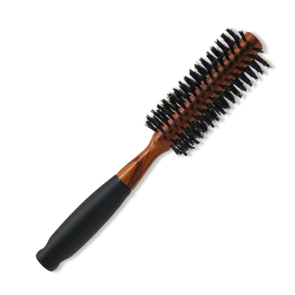 KECO_Boar Bristle Wooden Round Brush KW_Cosmetic World