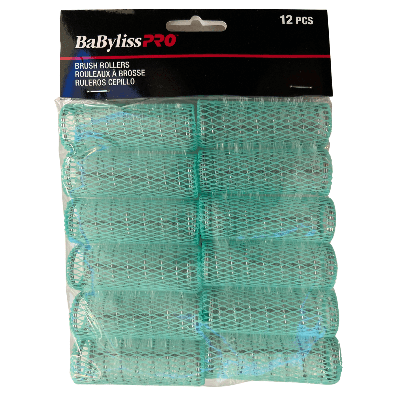 BABYLISS PRO_Brush Rollers Green 12pcs (2cm | 3/4")_Cosmetic World