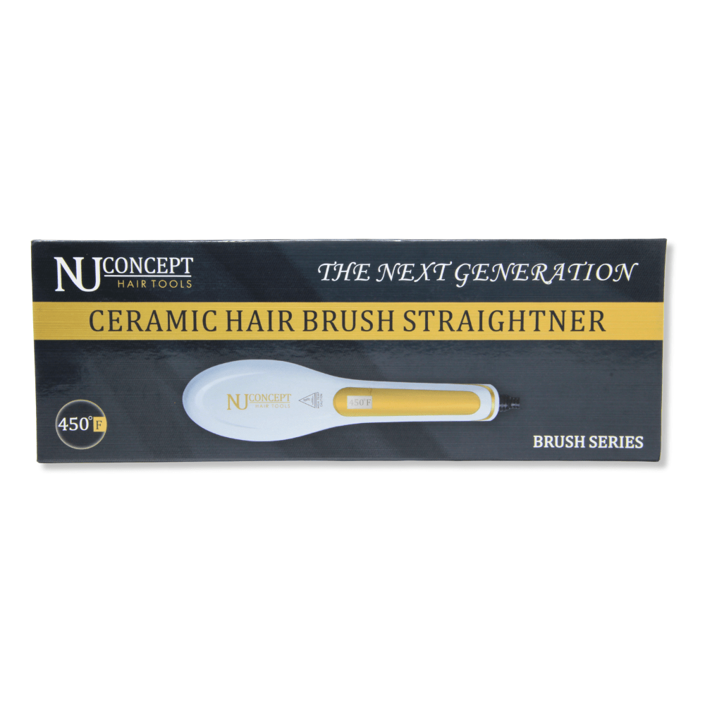 NU CONCEPT_Ceramic Hair Brush Straightener_Cosmetic World