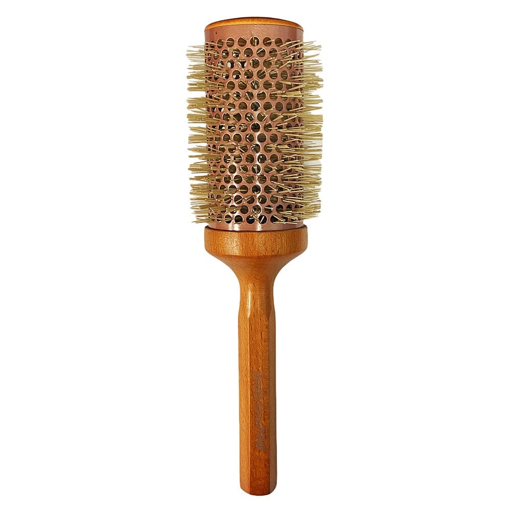 Round Comb Ceramic BABYLISS PRO Ceramic Round Brush with wooden handle – Cosmetic World