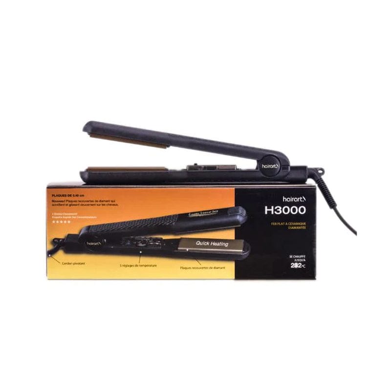 HAIR ART_Ceramic Straight Iron H3000 1 3/8"_Cosmetic World