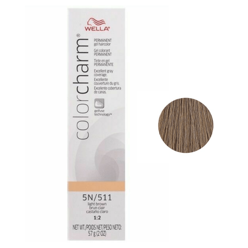 WELLA - COLOR CHARM_Color Charm Gel 5N/511 Light Brown 1.4oz_Cosmetic World