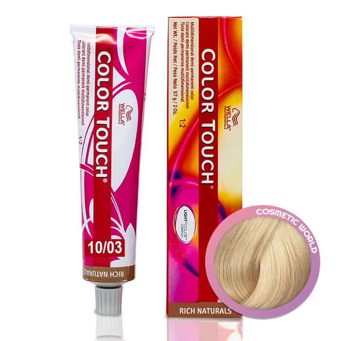 WELLA - COLOR TOUCH_Color Touch 10/03 Lightest Blonde/Natural Gold_Cosmetic World