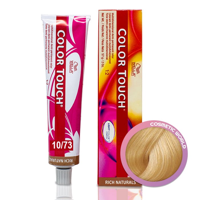WELLA - COLOR TOUCH_Color Touch 10/73 Lightest Blonde/Brown Gold_Cosmetic World
