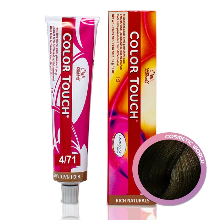 WELLA - COLOR TOUCH_Color Touch 4/71 Medium brown / Brown ash_Cosmetic World
