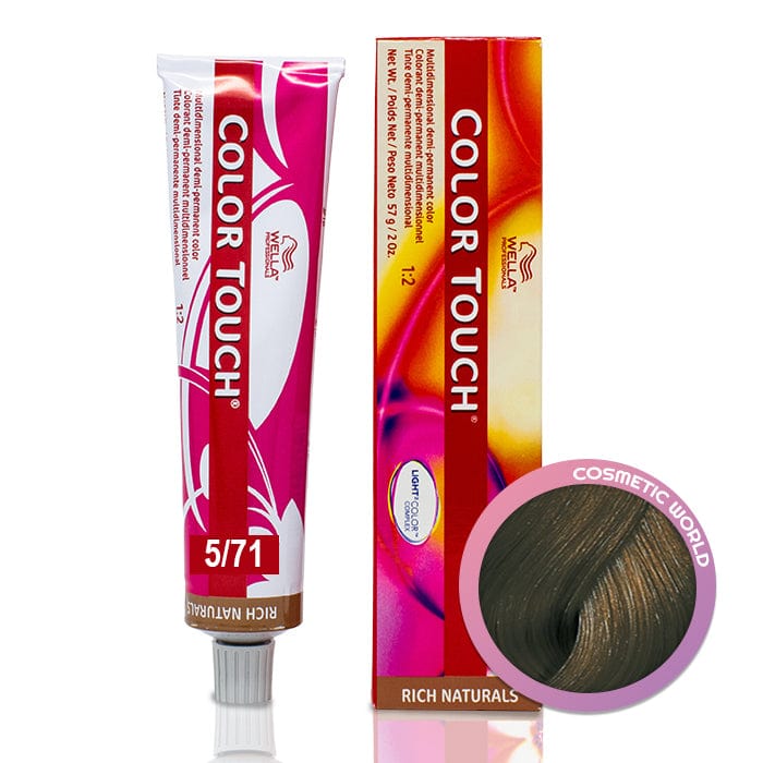 WELLA - COLOR TOUCH_Color Touch 5/71 Light Brown/Brown Ash_Cosmetic World