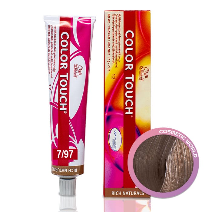 Wella Color Touch 7 97 Medium Blonde Cendre Brown cosmeticworld
