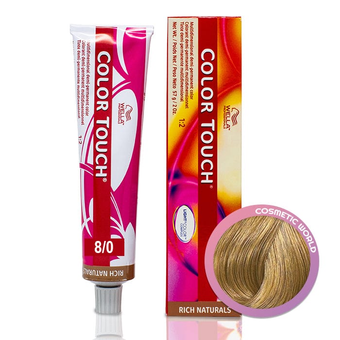WELLA - COLOR TOUCH_Color Touch 8/0 Light Blonde/Natural_Cosmetic World