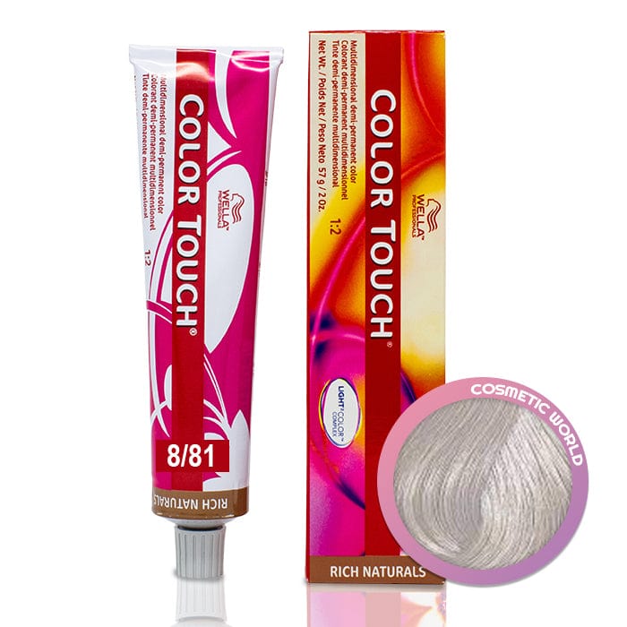 WELLA - COLOR TOUCH_Color Touch 8/81 Light Blonde/Pearl Ash_Cosmetic World