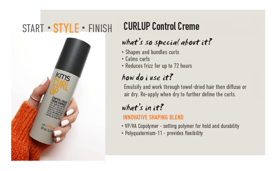 KMS_CURL UP control creme 5.1oz_Cosmetic World